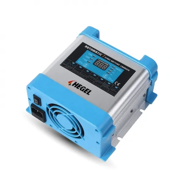 Hegel 20A 12 Volt AC-DC 7 Aşamalı Şarj Modlu Çift Pil Çıkışlı Akü Şarj Cihazı