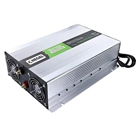 Hegel 2KW 2000 Watt 12 Volt Tam Sinüs Karavan İnverteri - Şebekeden Şarjlı