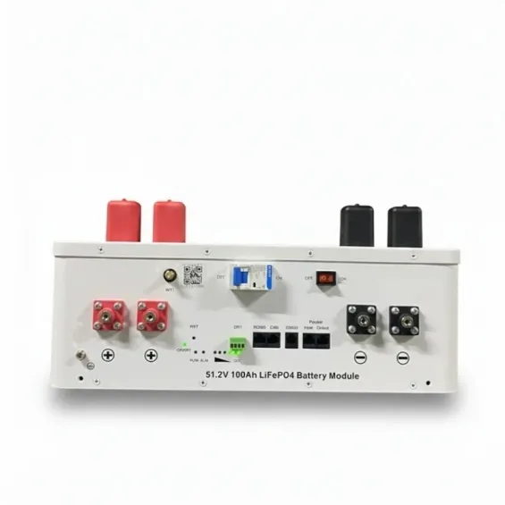 Hegel LiFePO4 Akü 51.2V 100Ah 5.12KWH Duvar Tipi Lityum Akü + Wifi