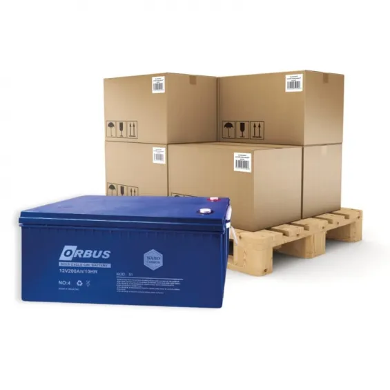 Orbus Jel Akü 200Ah 12V İthal Derin Döngü - 18 Adet Palet