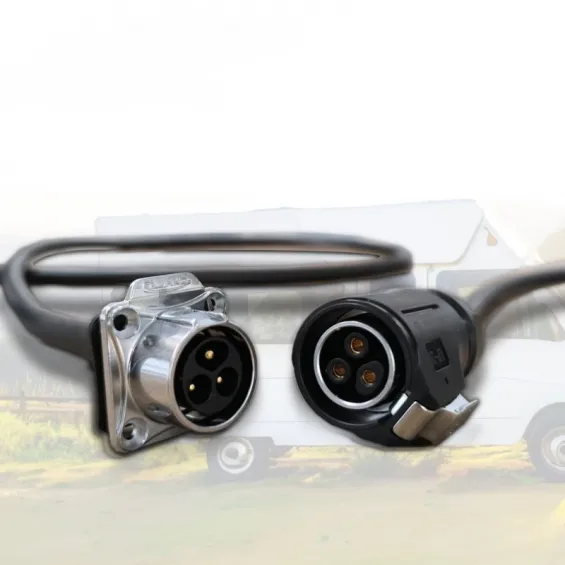 Kamp- Karavan Dış Elektrik Besleme Soketi - Dişi/ Erkek Set