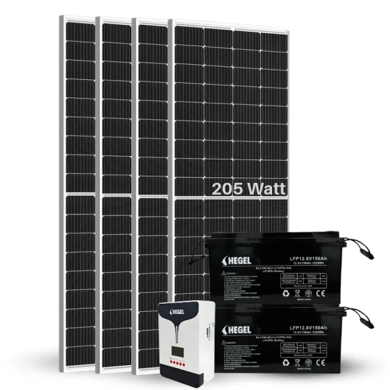 Karavanlara Özel Buzdolabı + TV + Hidrafor Çalıştıran 4 Panelli Lityum Akülü DC Solar Paket