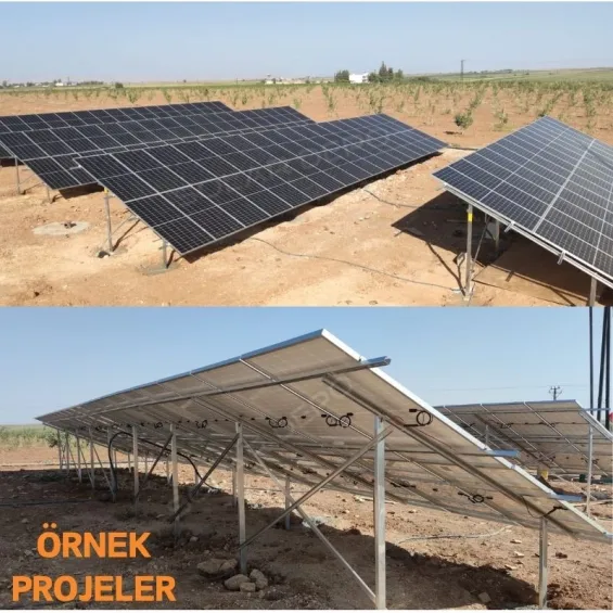 Karbon Akülü Solar Pompalı Bağ Evi Paketi - Buzdolabı + TV+ Aydınlatma + Dalgıç Pompa