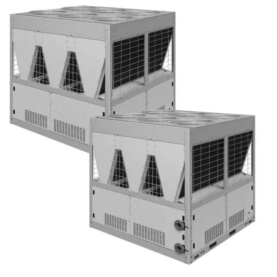 LG 492 KW Isı Pompası Kaskad Paket Büyük Kapasiteli Isıtma ve Soğutma