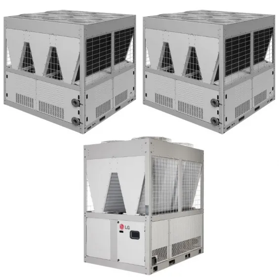 LG 656 KW Isı Pompası Kaskad Paket Büyük Kapasiteli Isıtma ve Soğutma