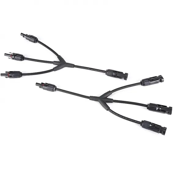 MC4 30cm Kablolu 3lü Y Tipi Paralelleme Güneş Paneli Bağlantı Konnektörü