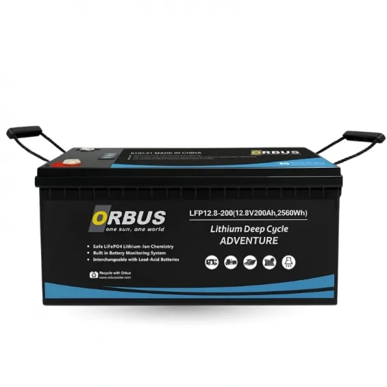 Orbus 200Ah 25.6V LiFePO4 Lityum Akü