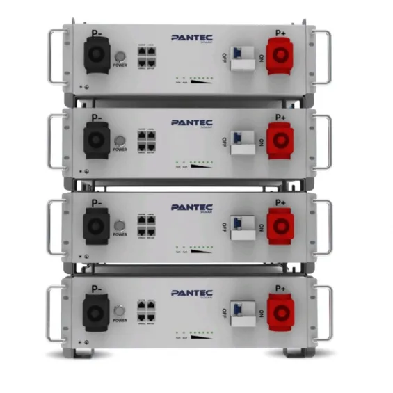 Pantec 51.2V 100Ah - 5.2 kWh LiFePO4 Kaset Tipi Lityum Akü