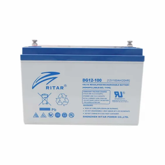 Ritar 100Ah 12V İthal Derin Döngü Jel Akü