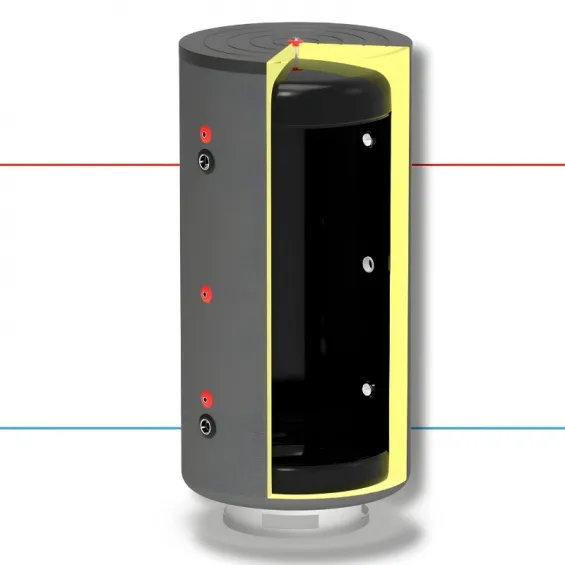Solimpeks Solibuffer 1000 Litre Kapasiteli Isı Pompası İçin Buffertank