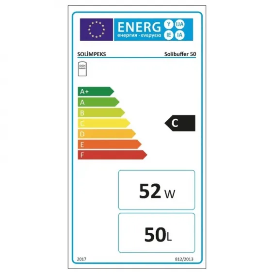 Solimpeks Solibuffer 50 Litre Kapasiteli Isı Pompası İçin Buffertank