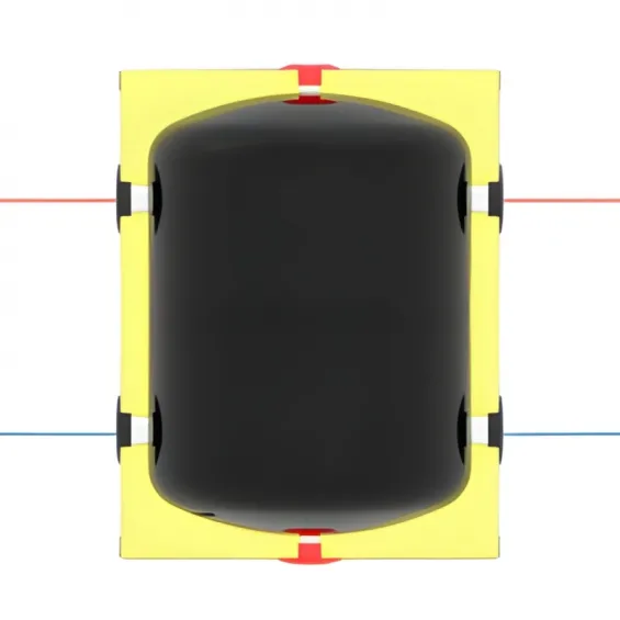 Solimpeks Solibuffer 50 Litre Kapasiteli Isı Pompası İçin Buffertank