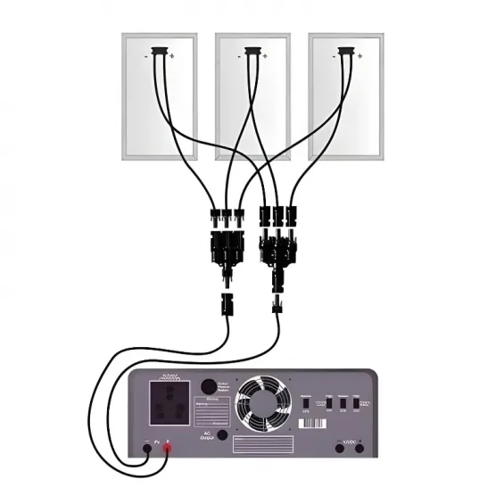 T-Branch 3lü Solar Konnektör - Güneş Paneli Bağlantı Konnektörü