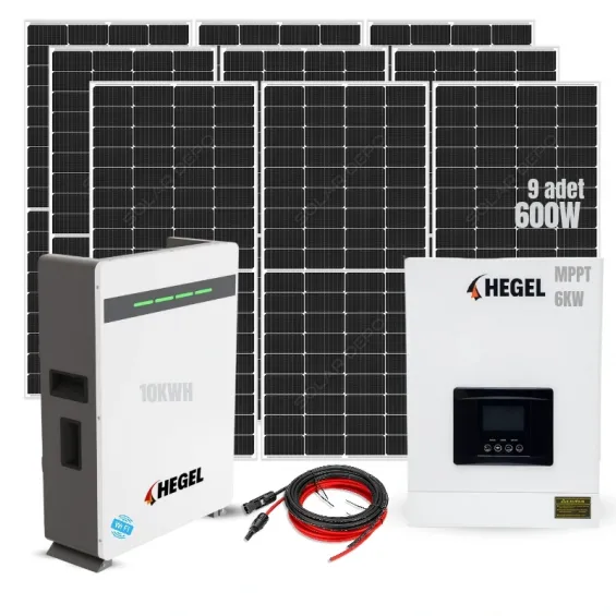 Tam Off Grid 10KWH Solar Enerji Paketi – 9x600W Gazioğlu Panel + Hegel 51.2V 200Ah LiFePO4 Akü + 6KW İnverter