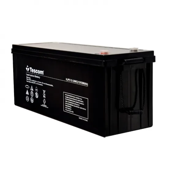 Tescom 200Ah 12V İthal Kurşun Karbon Akü