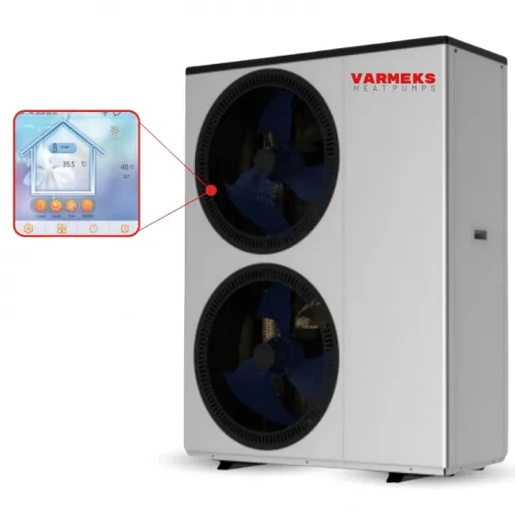 Varmeks 28 KW Isı Pompası - Trifaze İnverter Monoblok