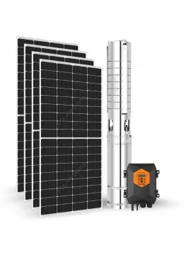 200 Metreye Kadar Basan Uygun Fiyatlı 110V Aküsüz Güneş Panelli Dalgıç Pompa