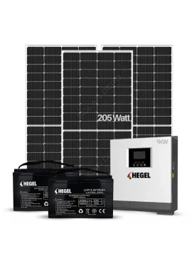 3 adet Güneş Panelli Ekonomik Güneş Enerjisi Paketi - Mini Buzdolabı + Tv + Aydınlatma Çalıştıran Solar Paket