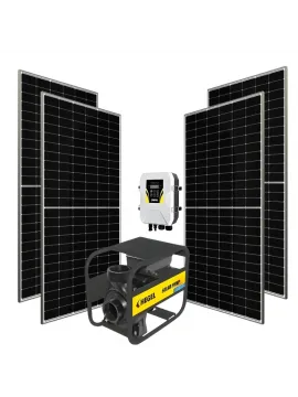 4 adet Güneş Paneli ile Çalışan 110 Volt Salyangoz Yüzey Pompalı Tarımsal Sulama Paketi