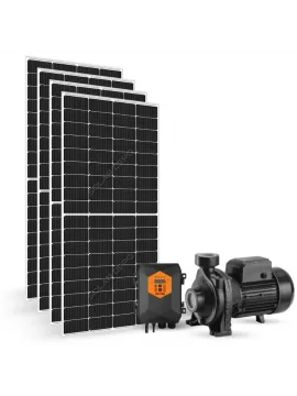 Pantec 4 adet Güneş Paneli ile Çalışan 110 Volt Salyangoz Yüzey Pompalı Tarımsal Sulama Paketi