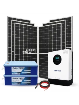 Tiny House Güneş Paneli Sistemi - Çamaşır Makinesi Çalıştıran Solar Paket