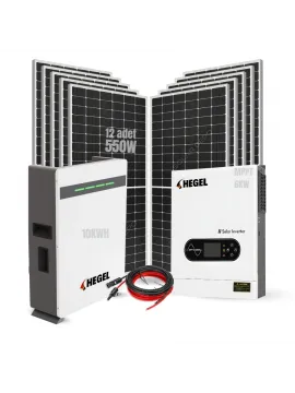 Klima Çalıştıran Enerjisi Paketi - Şebeke Elektriği ile Birlikte Çalışan Lityum Akülü Sistem