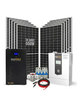 11KW Tam Donanımlı Güneş Enerjisi Paketi - Lityum Bataryalı Solar Set