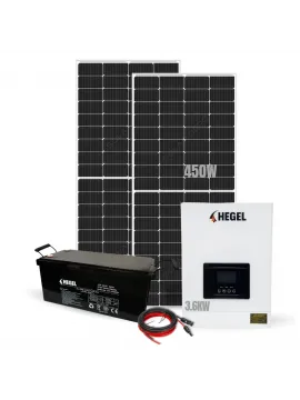 Lityum Akülü Buzdolabı + Tv + Aydınlatma Çalıştıran Güneş Enerjisi Paketi - Günlük 5.4KW - 10.9KW Üretim