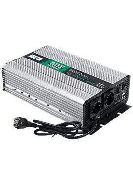 Carspa 1KW 1000 Watt 12 Volt Tam Sinüs Karavan İnverteri - Şebekeden Şarjlı