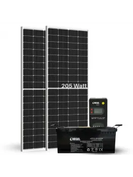 Çift Panelli Lityum Akülü Karavan DC Solar Paket - 12 Volt Buzdolabı + Hidrafor + TV Çalıştırın