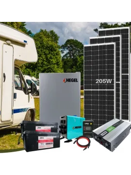 En Kapsamlı Karavan Güneş Enerjisi Paketi - Buzdolabı ve Dizel Isıtıcılı Tam Çözüm