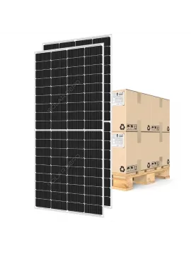 Gazioğlu Solar 550 Watt A+ Half Cut Güneş Paneli - Monokristal Solar Panel - 25 Adet Palet
