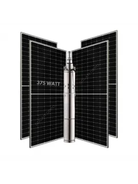 4 adet Güneş Paneli ile Çalışan 48 Volt Sulama Paketi - Max.90 Metre - Max.2m³ Su