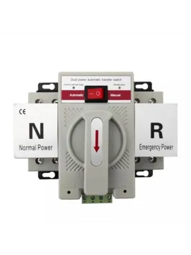 Hegel 63A 220V Monofaze Otomatik-Manuel Transfer Switch