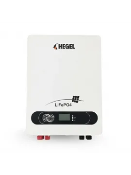 Hegel LiFePO4 Akü 51.2V 100Ah 5.12KWH Duvar Tipi Lityum Akü + Wifi