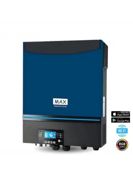 Max 7.2KW 7200 Watt Tam Sinüs Akıllı İnverter - WİFİ Destekli 48V 80A MPPT Paralellenebilir İnverter