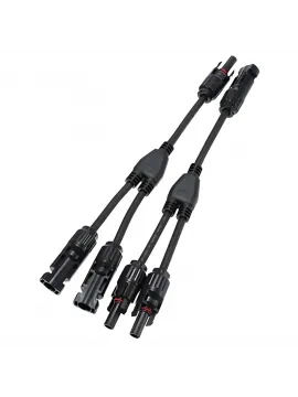 MC4 30cm Kablolu 2li Paralelleme Güneş Paneli Bağlantı Konnektörü