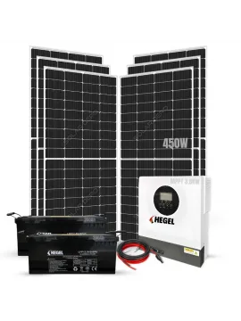 Minimalist Evler İçin Çamaşır Makinesi Çalıştıran Güneş Enerjisi Paketi - Günlük 16 KW - 22 KW Üretim