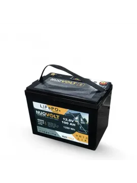 NuoVolt 12.8V 100Ah Lityum Akü - LiFePo4 Batarya Akü