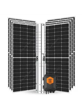 Pantec 2200W AC-DC Güneş Panelli Dalgıç Pompa - Maks. 150m Basma + Aküsüz Sistem