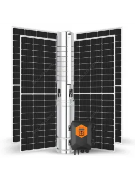 Uygun Fiyatlı 110 Volt 95m Basma Aküsüz Güneş Panelli Dalgıç Pompa