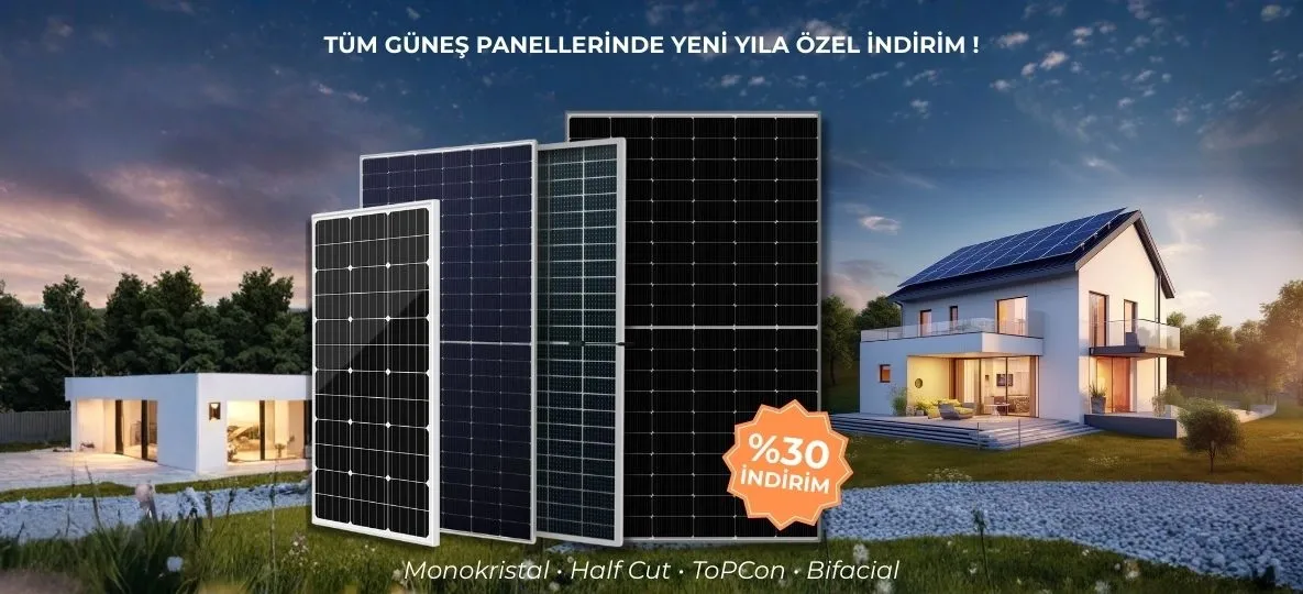 Güneş Panellerinde İndirim