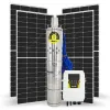 4 adet Güneş Paneli ile Çalışan 110 Volt Sulama Paketi - Max.110 Metre - Max.7.5 Ton Su