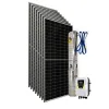 8 adet Güneş Paneli ile Çalışan 2200 Watt Sulama Paketi - Max.120 Metre - Max.11 Ton Su
