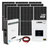 Tam Off Grid 10KWH Solar Enerji Paketi – 9x600W Gazioğlu Panel + Hegel 51.2V 200Ah LiFePO4 Akü + 6KW İnverter