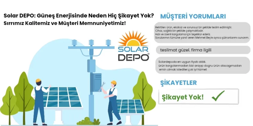 Solar DEPO Şikayetleri ve Müşteri Yorumları: Neden Şikayet Yok?