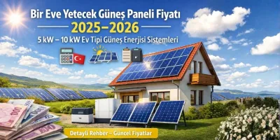 Bir Eve Yetecek Güneş Paneli Fiyatı?