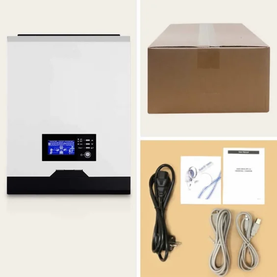 Max 1KW 1000 Watt Tam Sinüs Akıllı İnverter 12V 50A Şarjlı İnverter