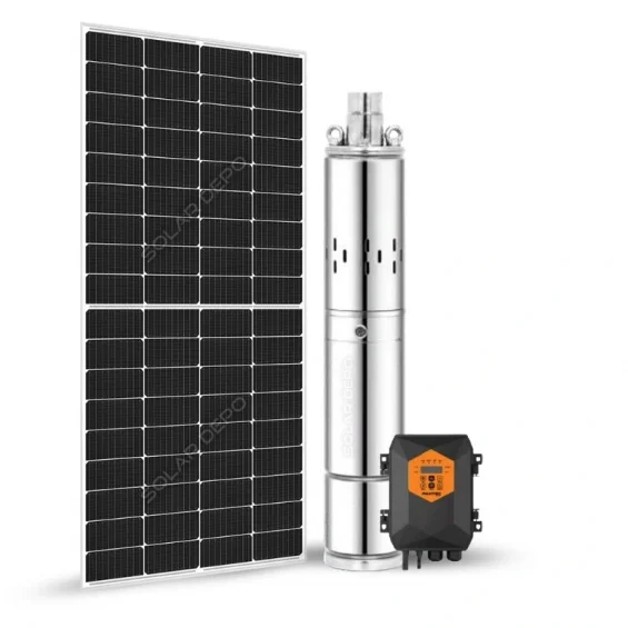 24 Volt Güneş Enerjili Sulama Sistemi Fiyatı – DC Pompa + 80m Basma + Günde 18 Ton