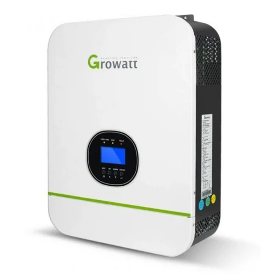 Growatt 5KW 5000 Watt Tam Sinüs Akıllı İnverter 48V 80A MPPT Şarjlı İnverter